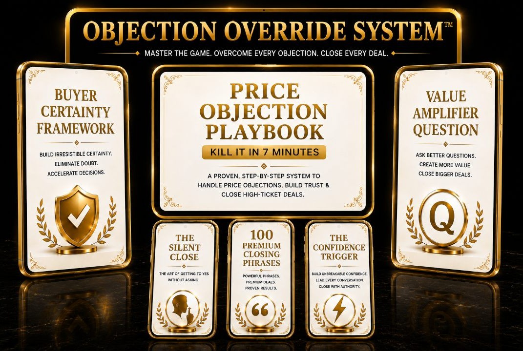 Objection Override System digital product bundle